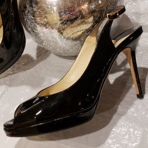 Jimmy Choo Open Toe  Sling Back Heel